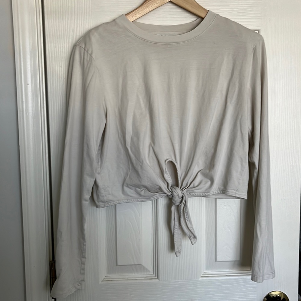 Aritzia Babton Cropped Longsleeve